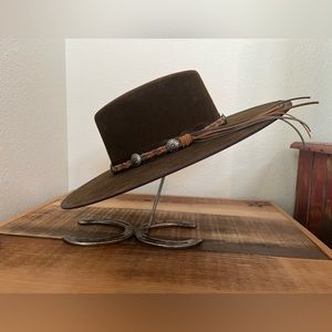 Charlie 1 Horse Flat Brim Felt Hat